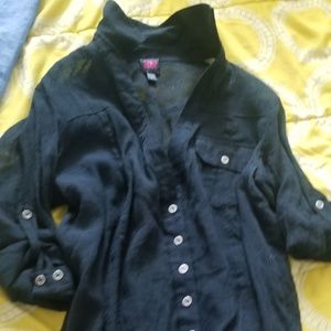 Black summer blouse